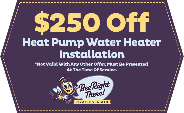 $250 off heat pump water heater installation